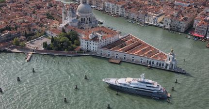 Venice Yacht Pier Punta Della Salute Marina