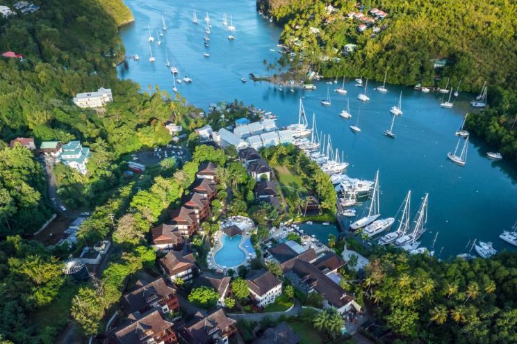 Capella Marigot Bay Marina Marina